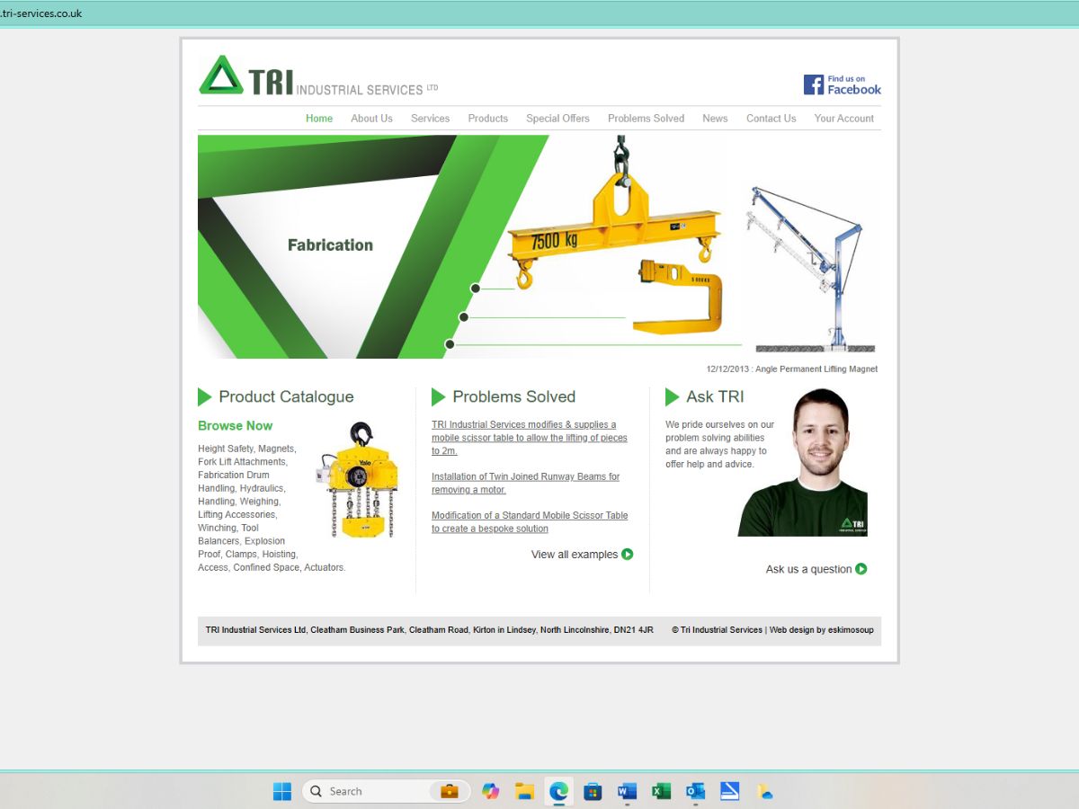 Tri Service Machine TRI New Website Launch & Ongoing Innovations in Safety Solutions — TRI ...